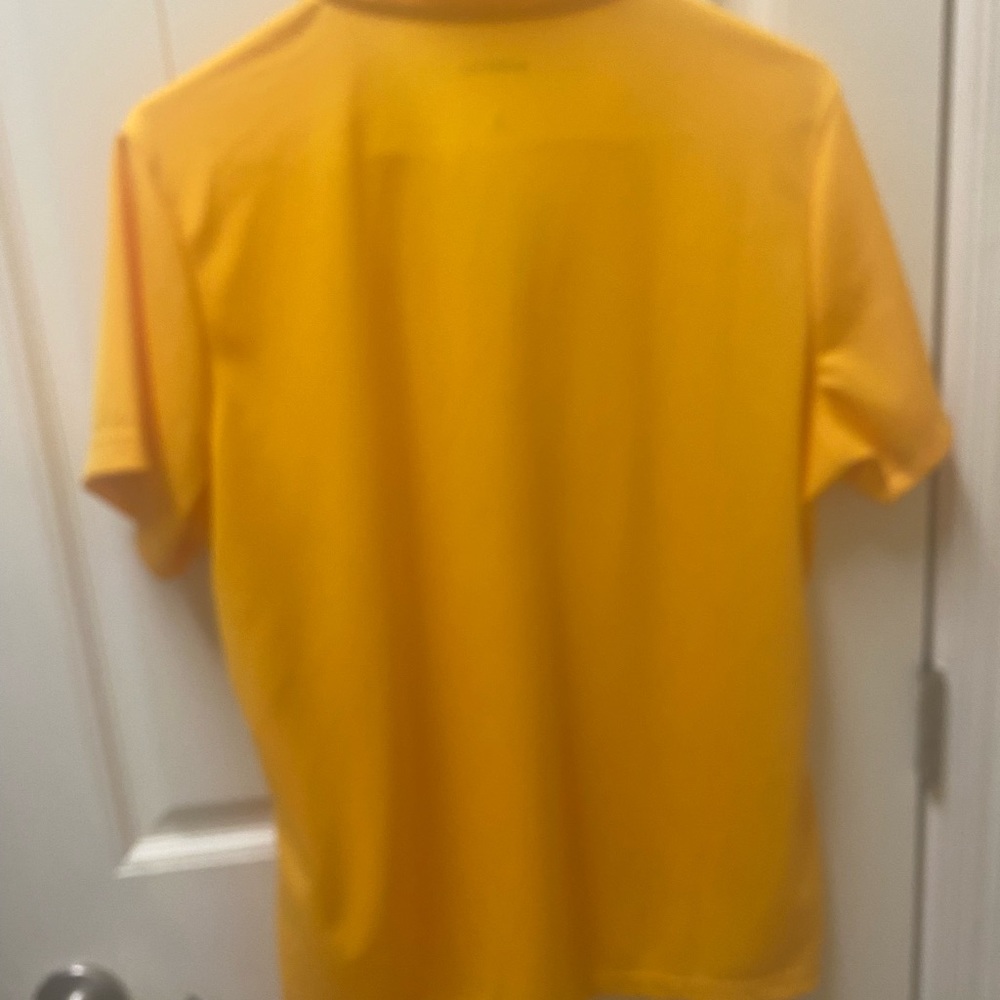 Sport Tek-XL-V neck-Polo-Golden yellow - Picture 2 of 3
